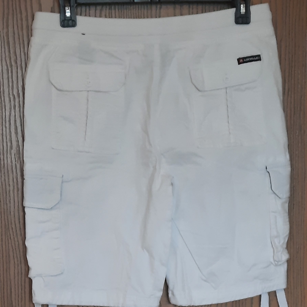 Airwalk Mens White Skater Cargo Shirts Size 34 - Picture 4 of 13